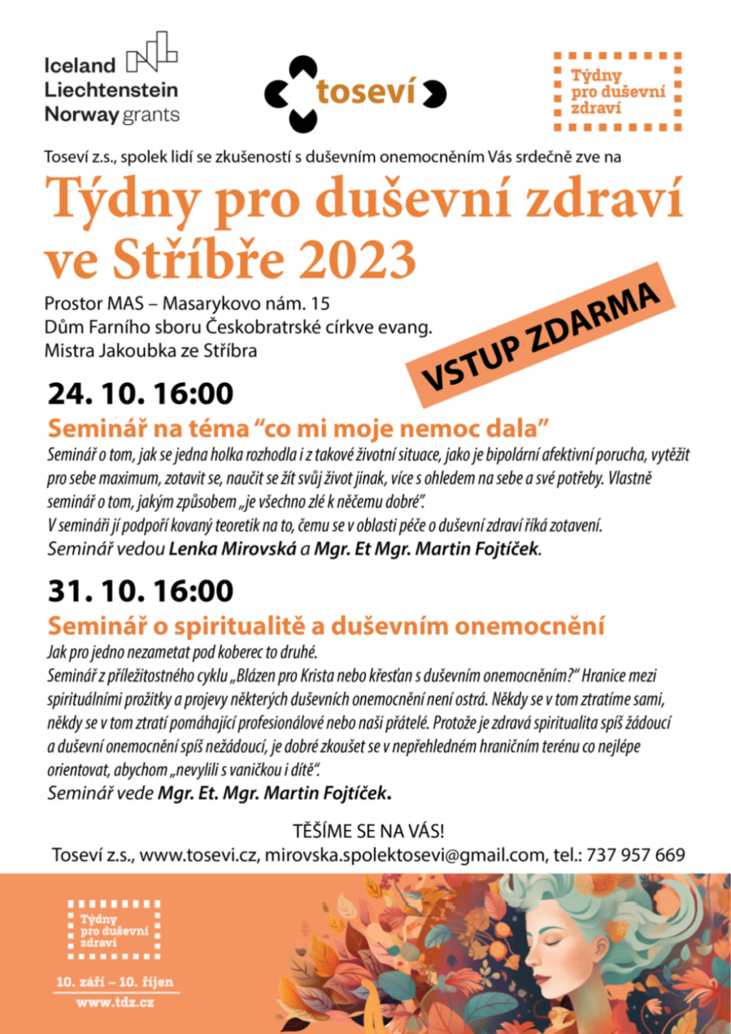 Týdny duševního zdraví 2023 ve Stříbře