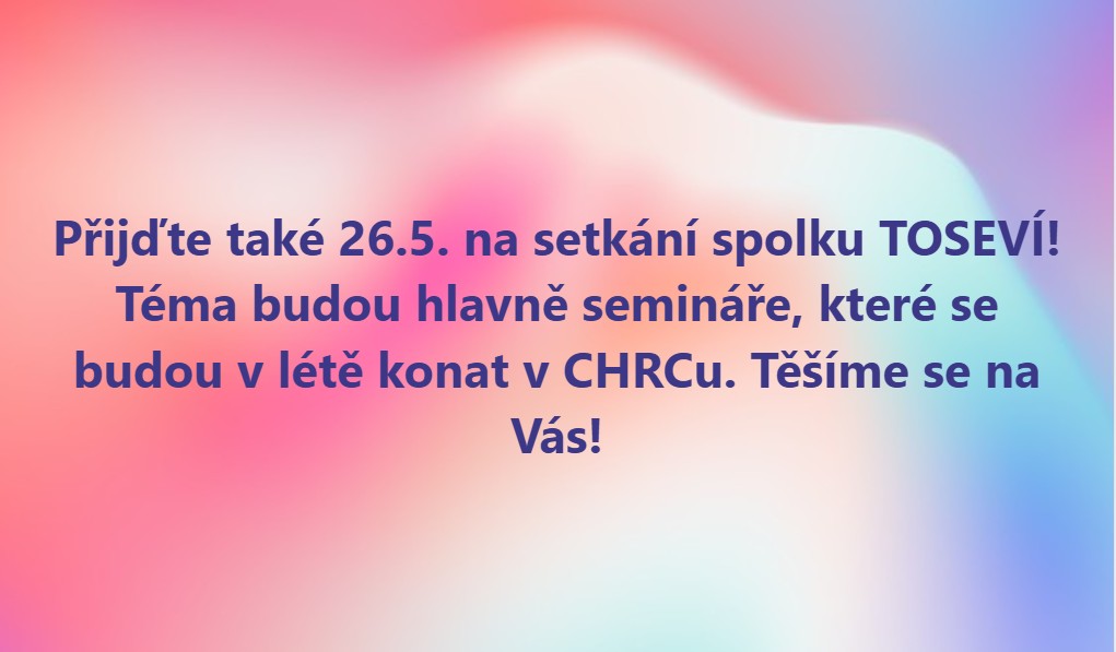 Květnové setkání spolku