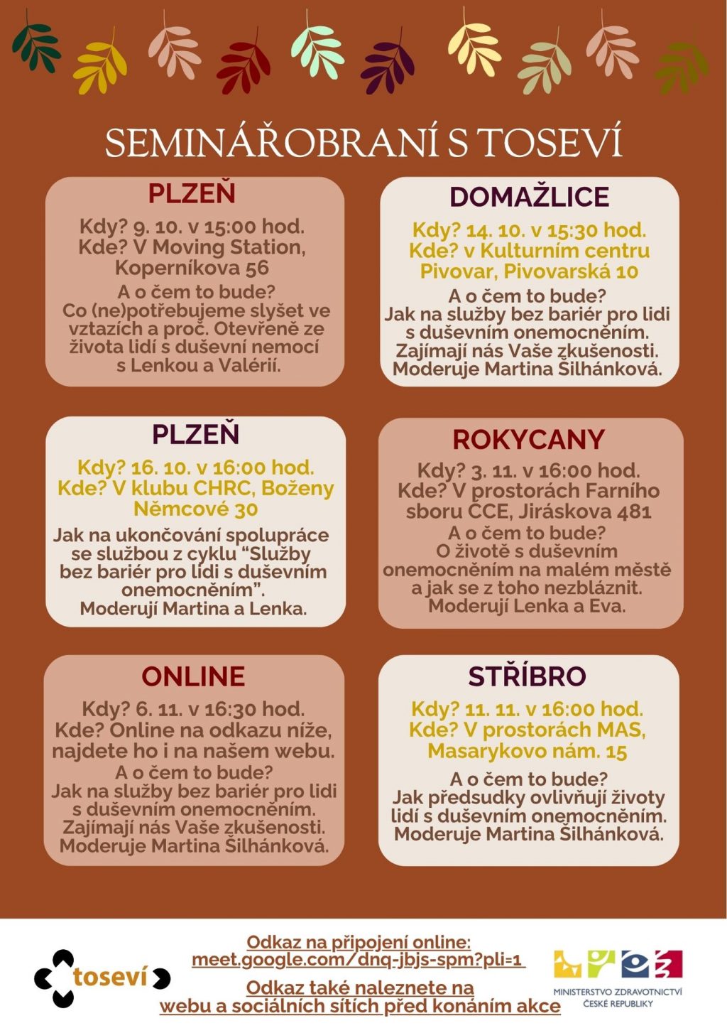 Seminářobraní s TOSEVÍ Seminářobraní s TOSEVÍ